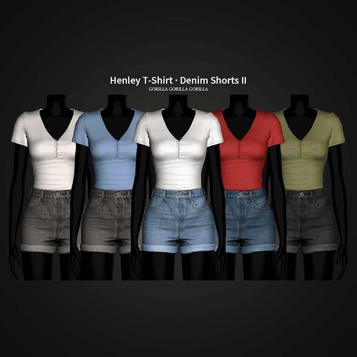 Футболка и шорты Henley Set II